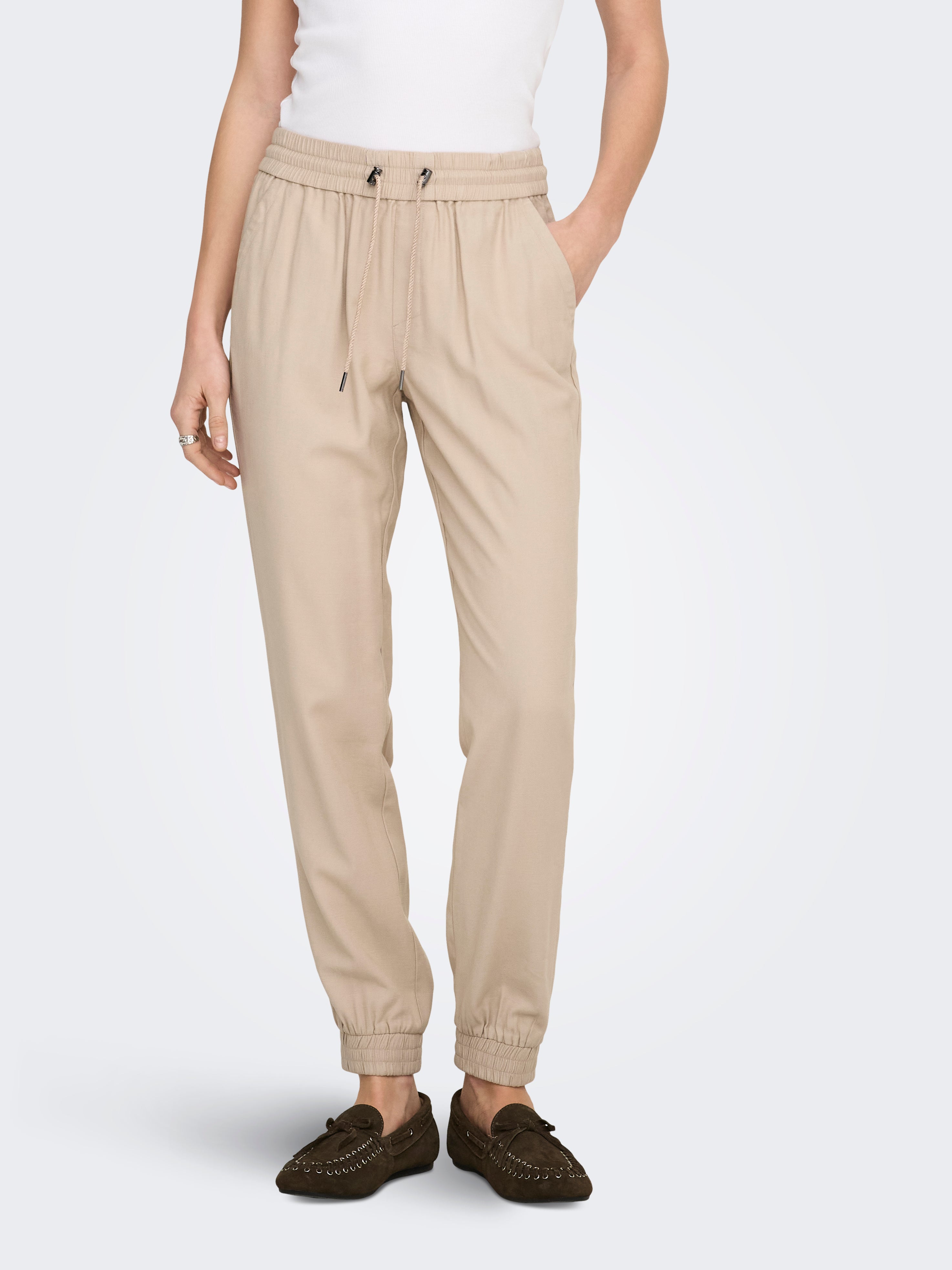 Thumbnail - Onlkelda-emery Normal Geschnitten Hose Mit Weitem Beinschnitt