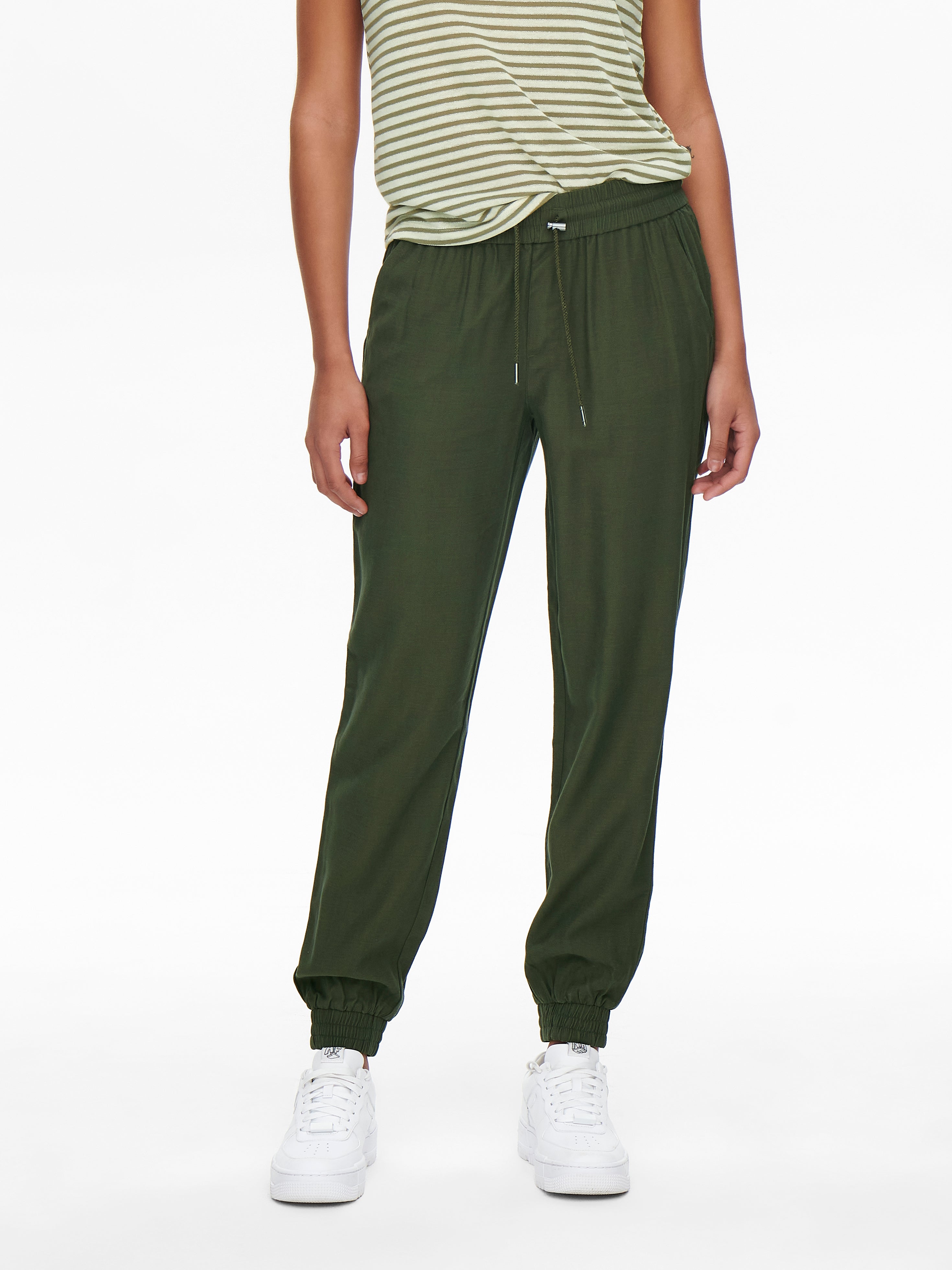 Thumbnail - Onlkelda-emery Normal Geschnitten Hose Mit Weitem Beinschnitt