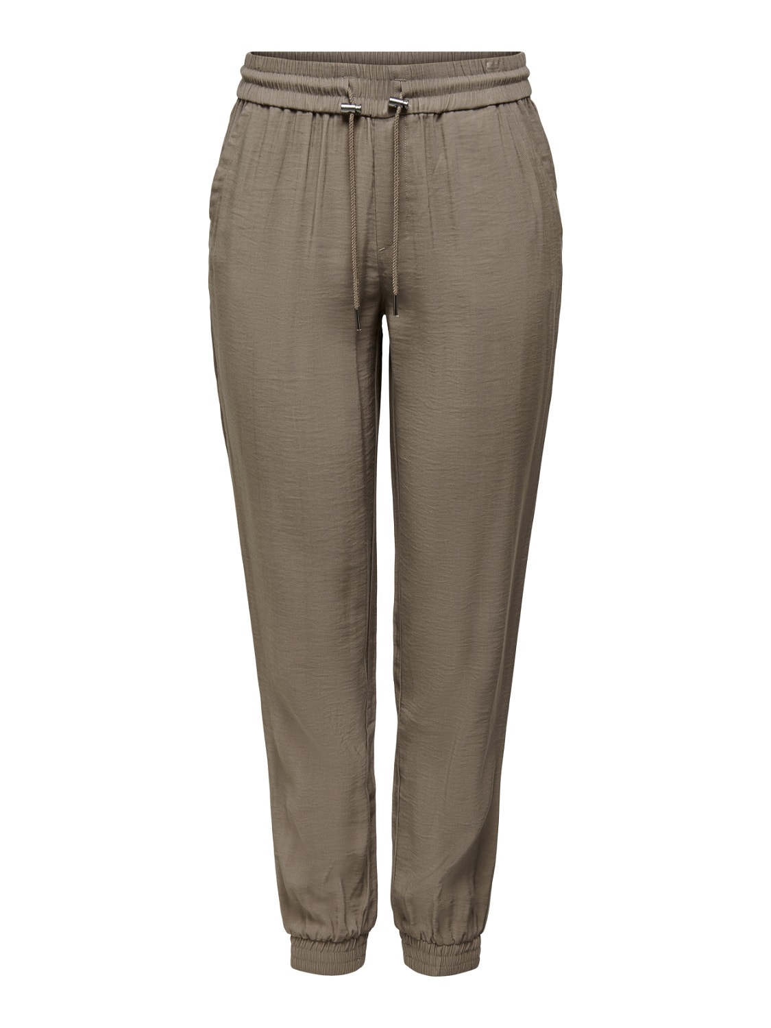ONLY Regular Fit Mid waist Trousers -Walnut - 15203946