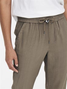 ONLY Loose fitted Trousers -Walnut - 15203946