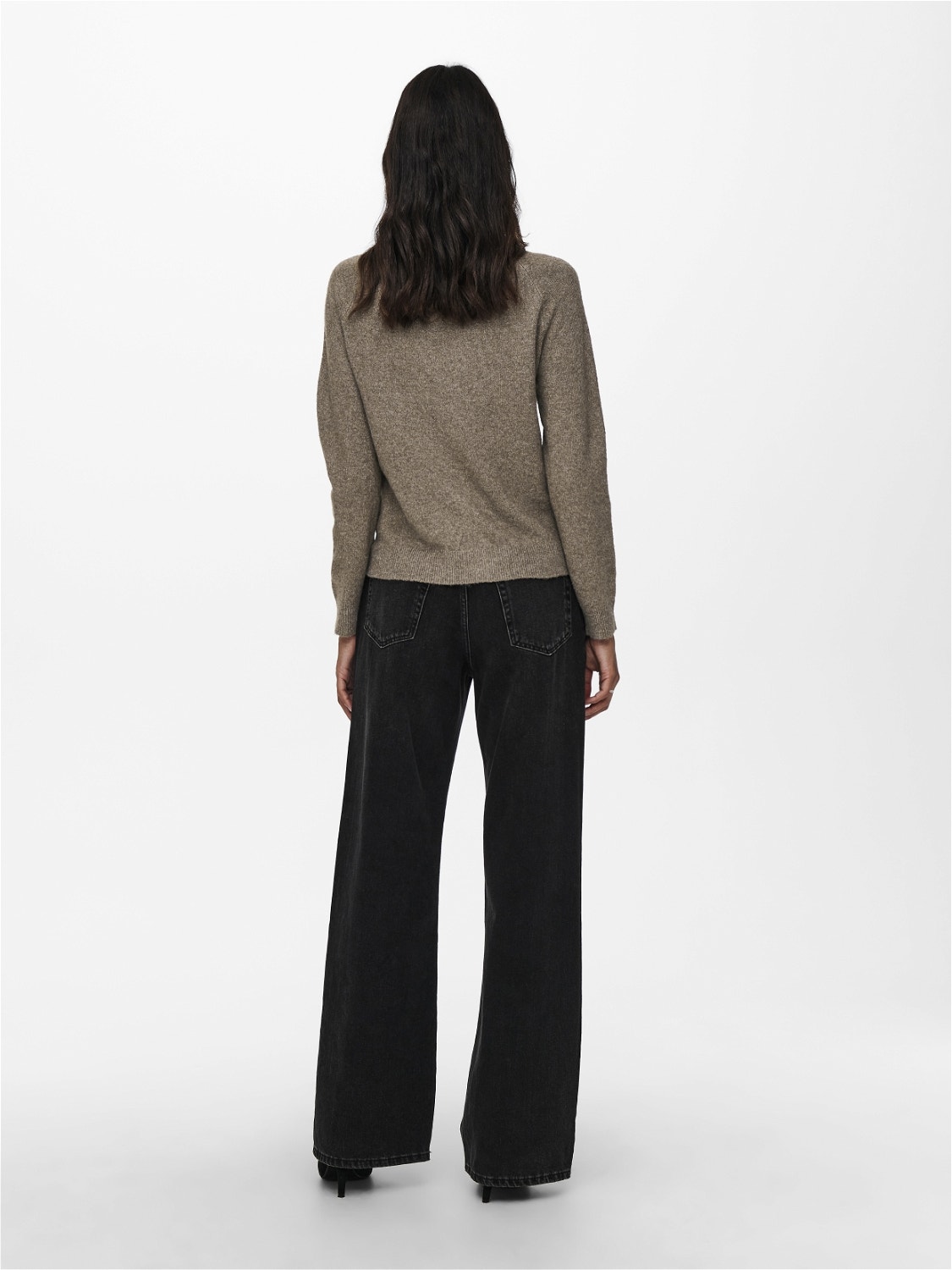 ONLY o-neck knitted pullover -Brownie - 15204279