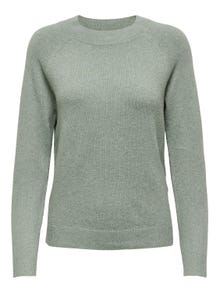 ONLY Einfarbiger Strickpullover -Chinois Green - 15204279