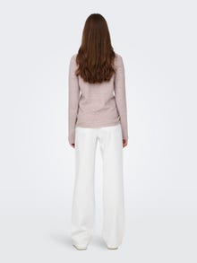 ONLY high neck knitted pullover -Woodrose - 15204279