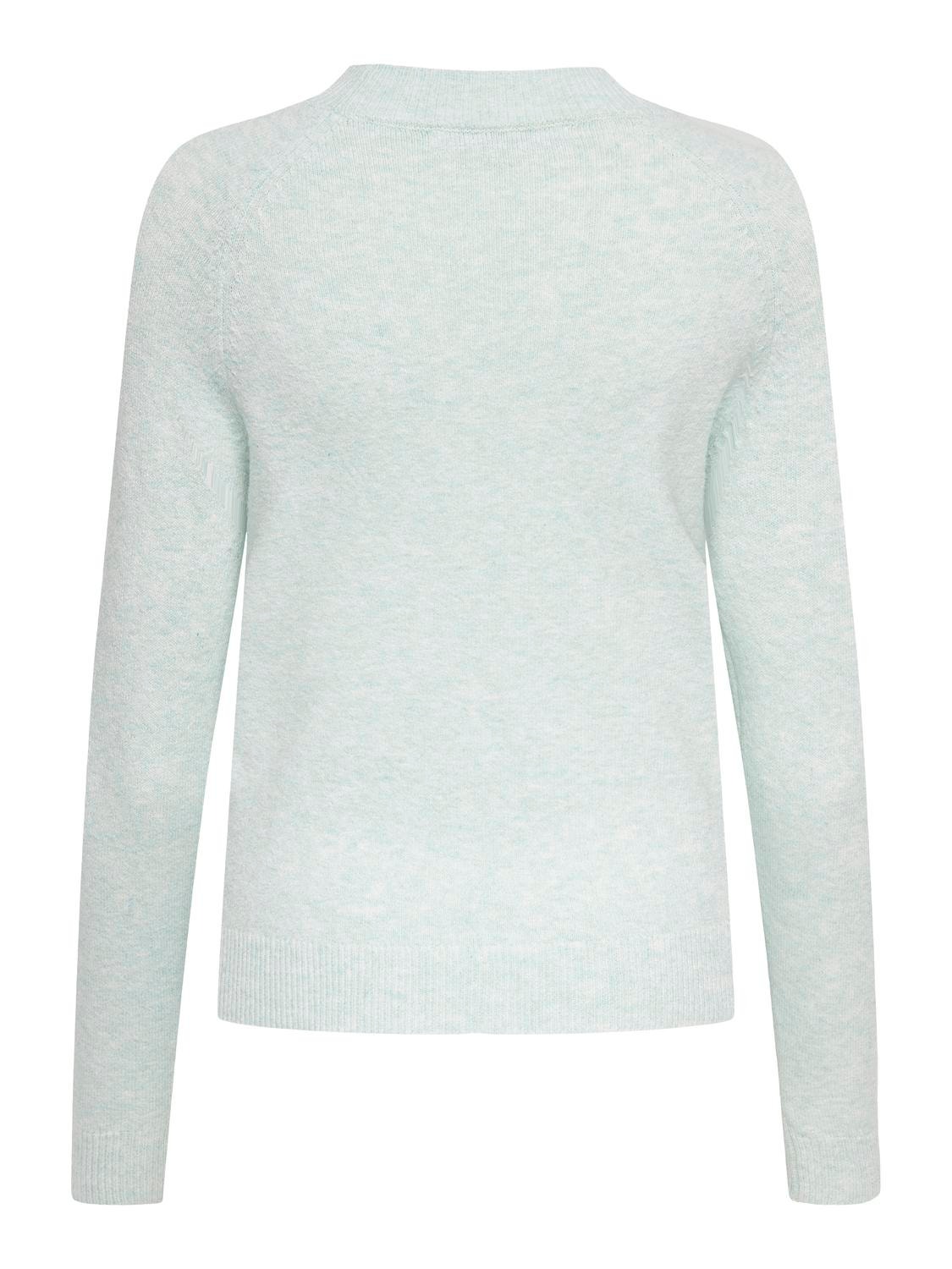 ONLY o-neck knitted pullover -Mist Green - 15204279