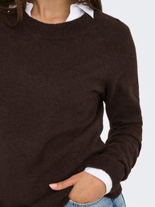 ONLY ONLRICA Pull en maille -Chocolate Torte - 15204279