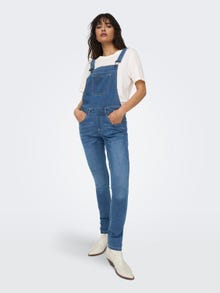 ONLY Locker geschnitten Jeans Overall -Medium Blue Denim - 15204481