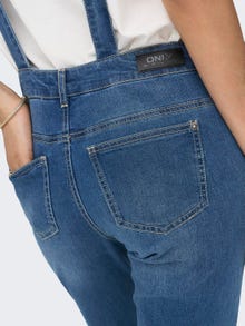 ONLY Locker geschnitten Jeans Overall -Medium Blue Denim - 15204481