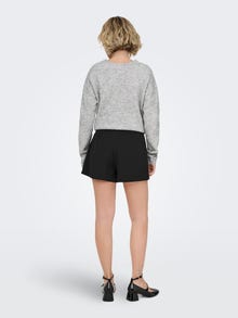 ONLY ONLCAMILLA Knitted pullover -Light Grey Melange - 15204588