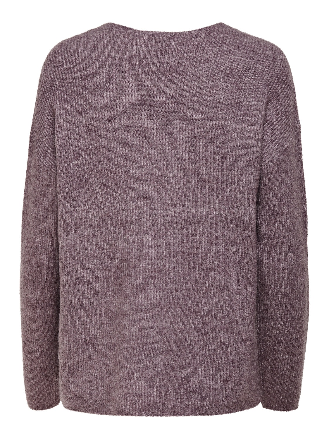 ONLY V-neck Knitted Pullover -Rose Brown - 15204588