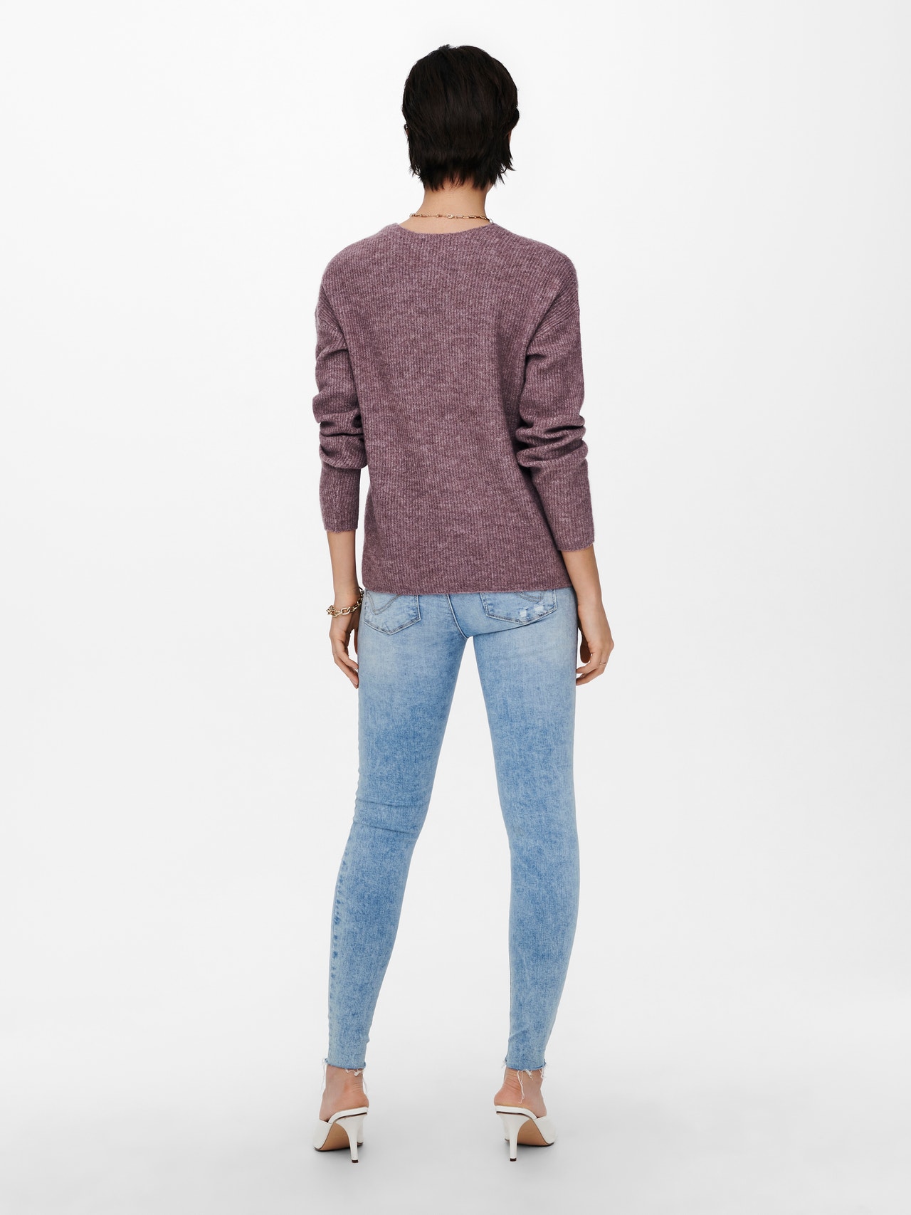 ONLY ONLCAMILLA Strickpullover -Rose Brown - 15204588