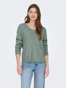 ONLY ONLCAMILLA Striktrøje -Laurel Wreath - 15204588