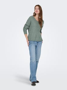 ONLY ONLCAMILLA Striktrøje -Laurel Wreath - 15204588