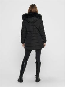 ONLY Long Quilted jacket -Black - 15204606