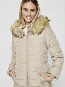ONLY Long Quilted jacket -Humus - 15204606