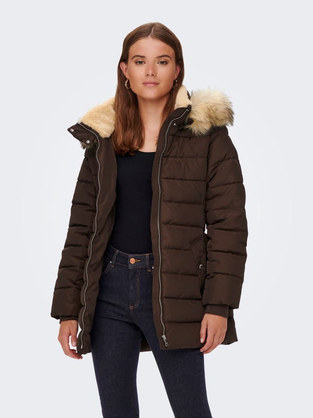 ONLY Long Quilted jacket - 15204606