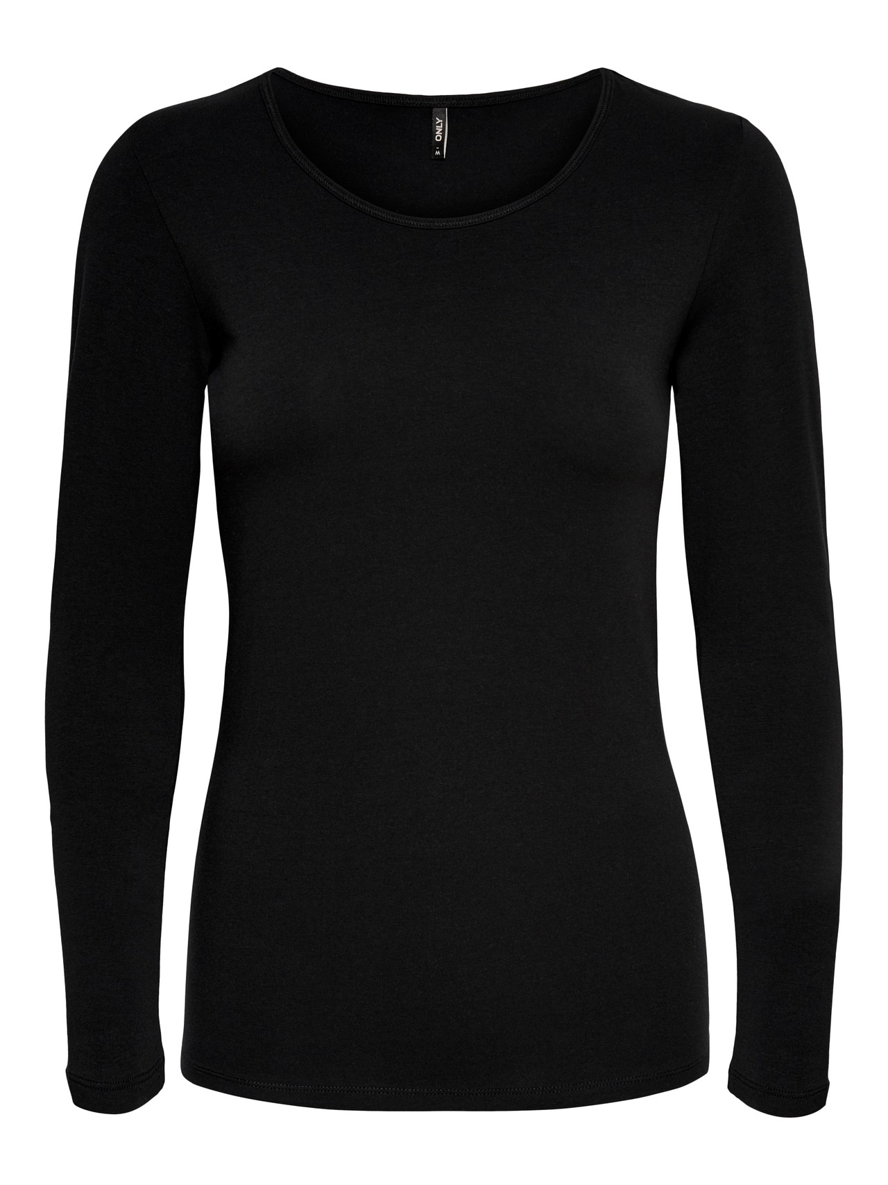 ONLY Stretch Rundhals T-Shirt -Black - 15204712