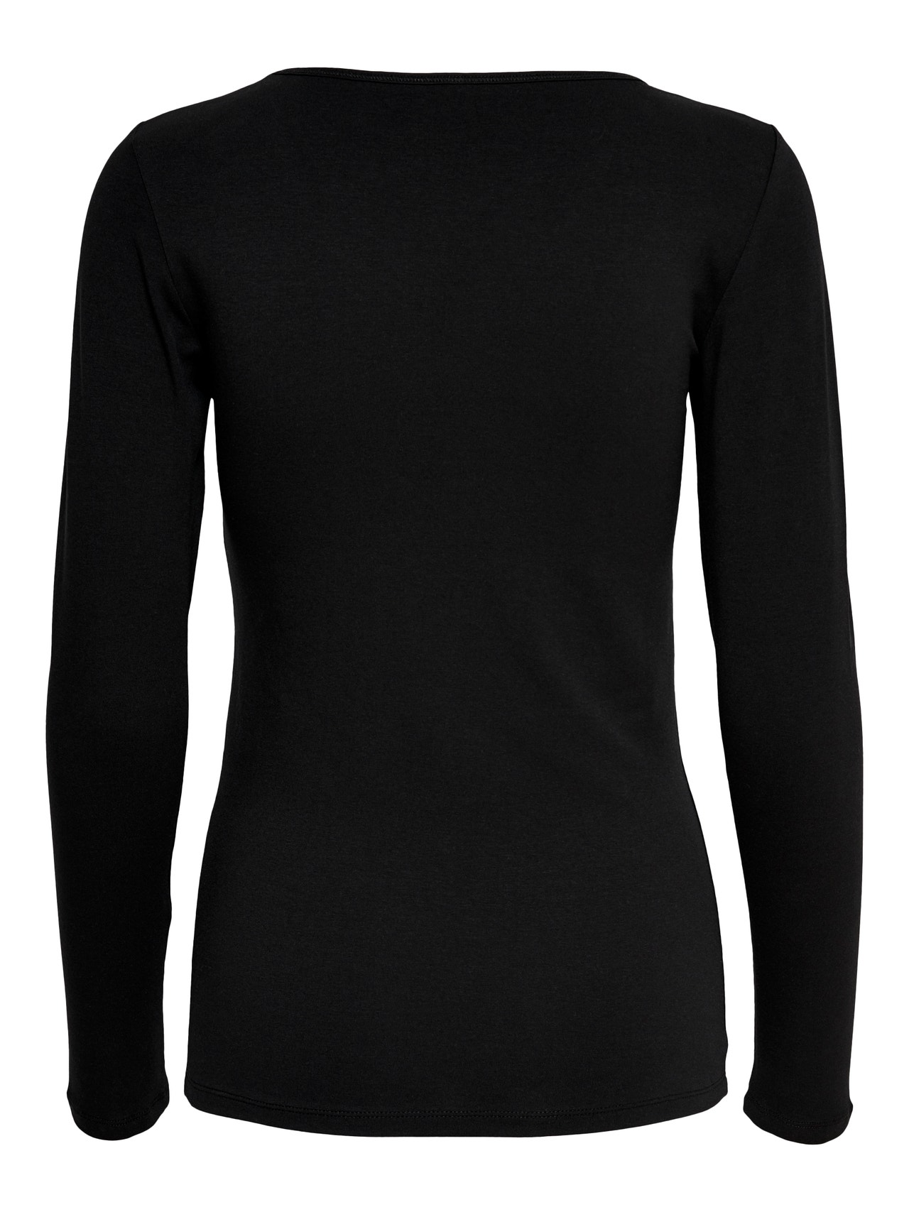 ONLY Stretch Fit Round Neck T-Shirt -Black - 15204712