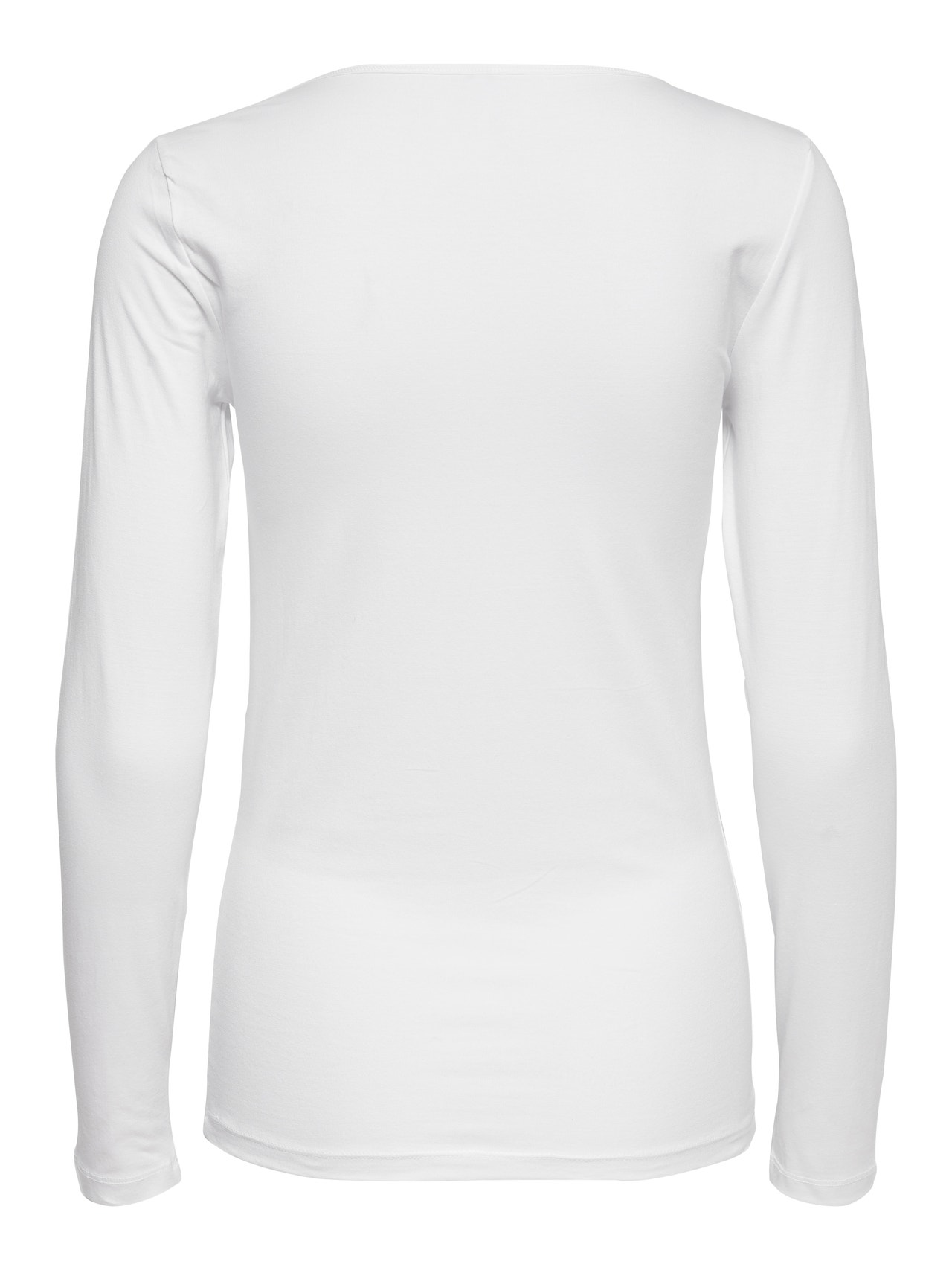 ONLY Stretch fit O-hals T-shirts -White - 15204712