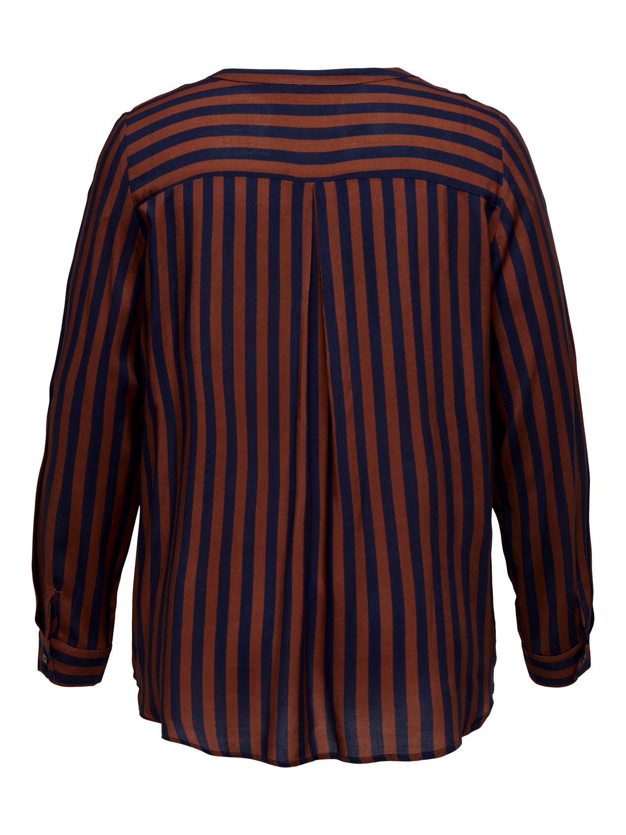 ONLY Curvy striped viscose Shirt -Maritime Blue - 15204922