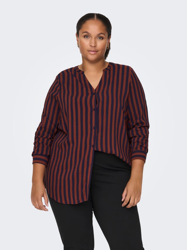ONLY Curvy striped viscose Shirt - 15204922