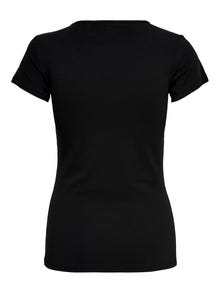 ONLY Básica Camiseta -Black - 15205059