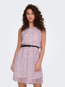 ONLY Mini dress with belt -Festival Fuchsia - 15205251