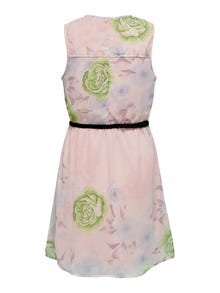 ONLY Kurzärmeliges Gürtel- Kleid -Heavenly Pink - 15205251