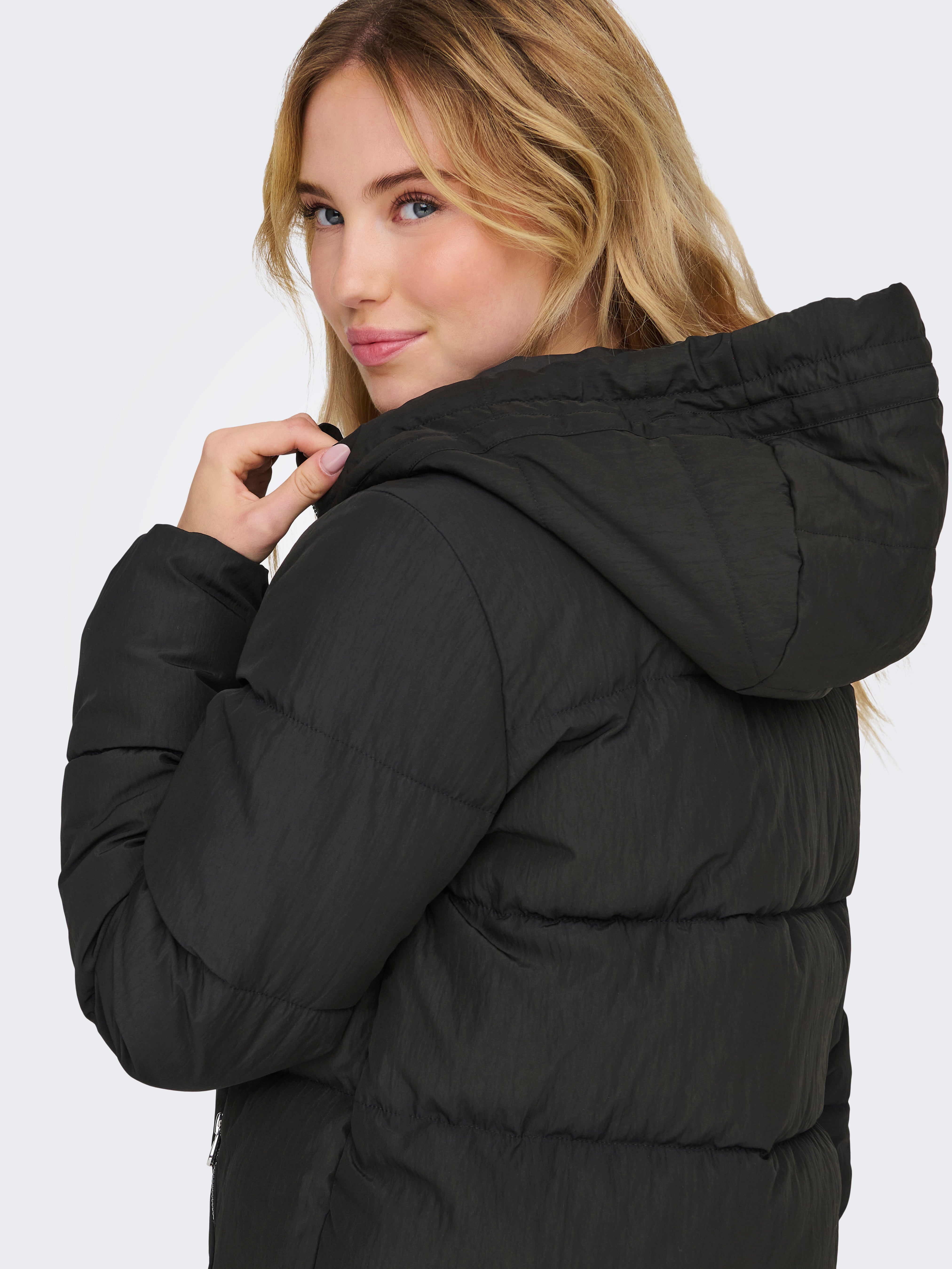 Zalando Onldolly Long Puffer Coat Cc Otw ONLDOLLY Toppatakki Black