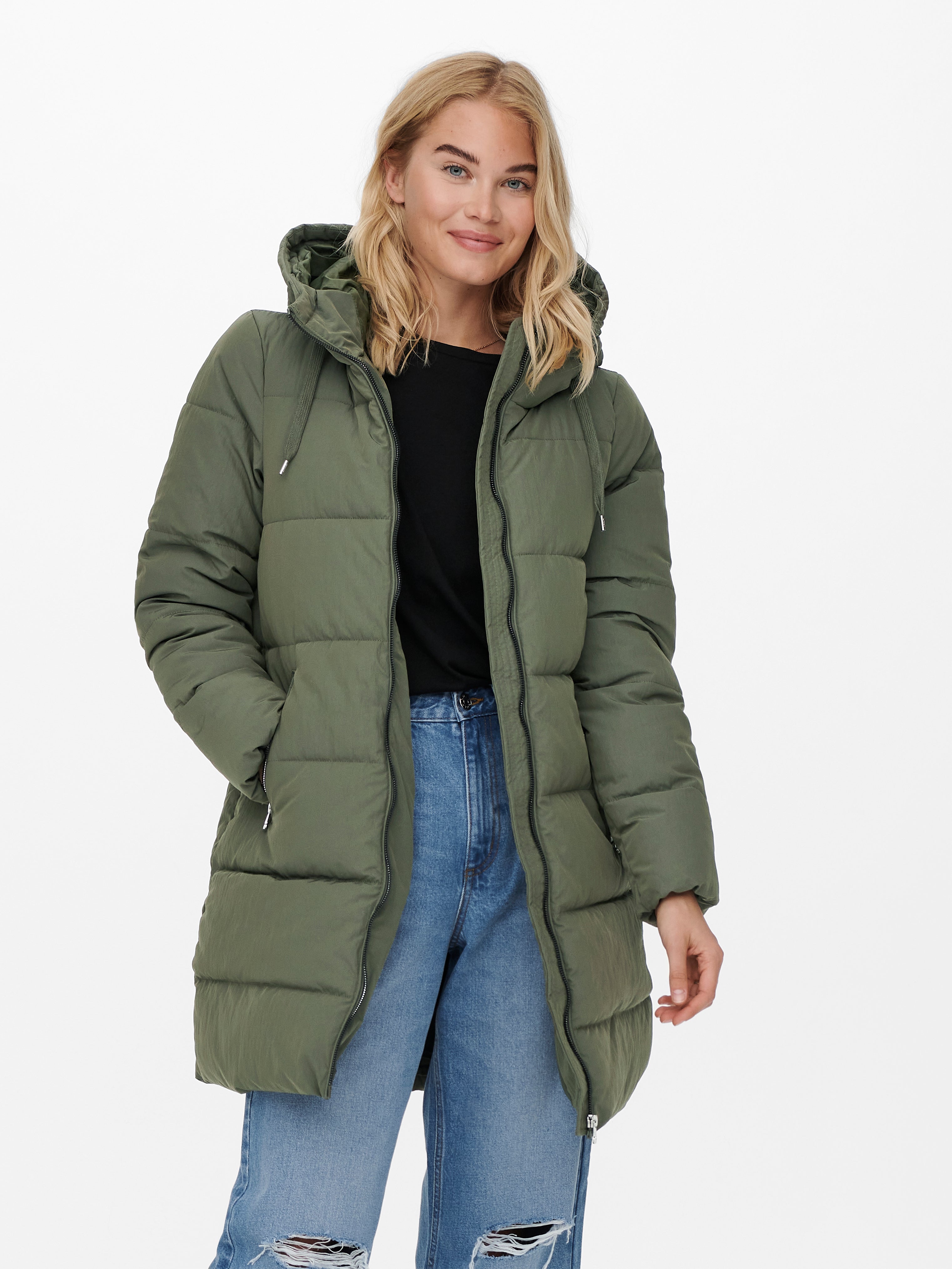 ONLDOLLY Steppmantel | Mittelgrün | ONLY®