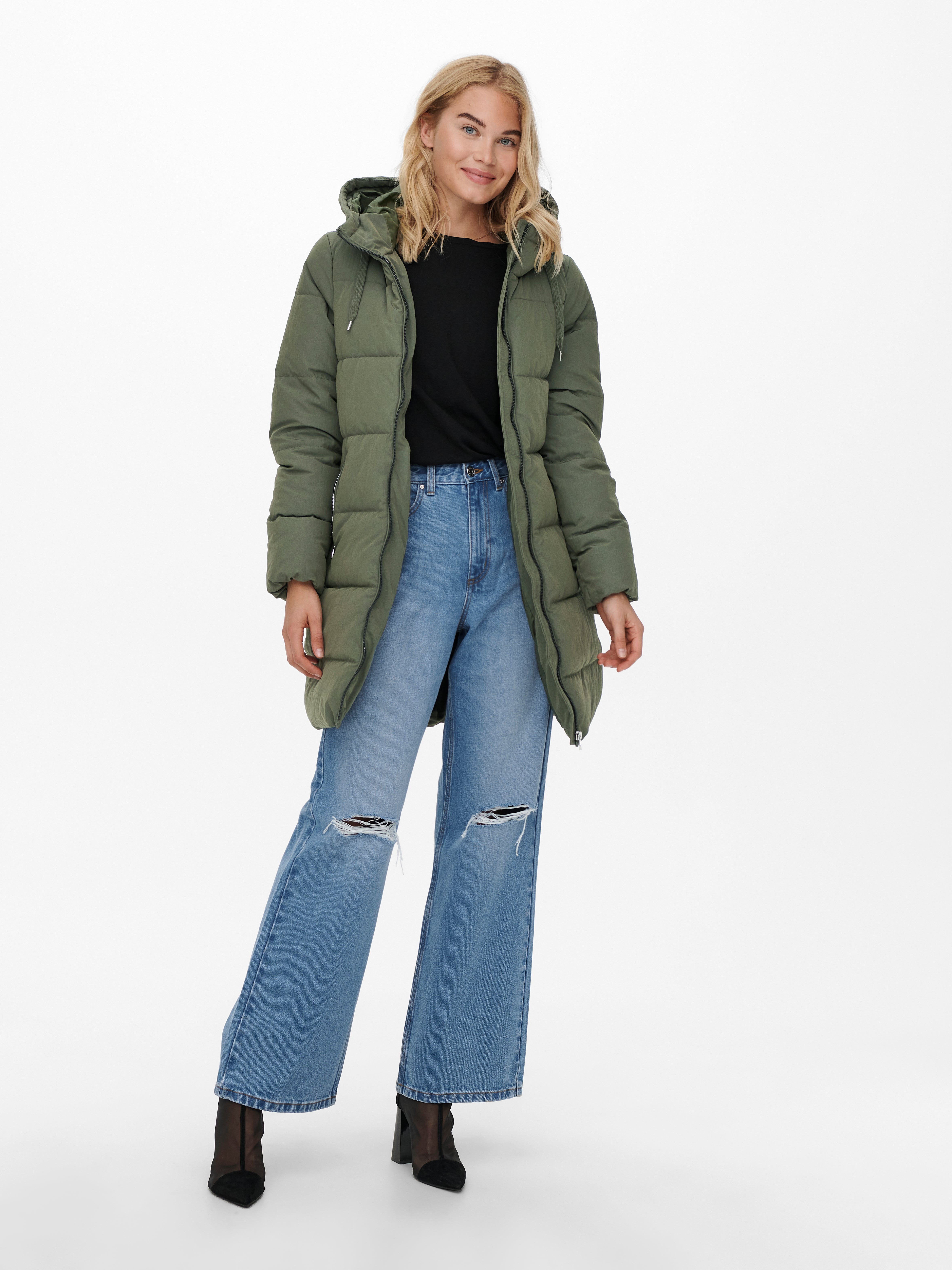ONLDOLLY Steppmantel | Mittelgrün | ONLY®
