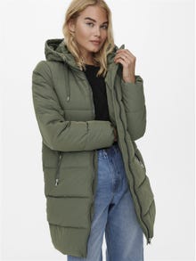 ONLY Long Puffer Jacket -Grape Leaf - 15205369