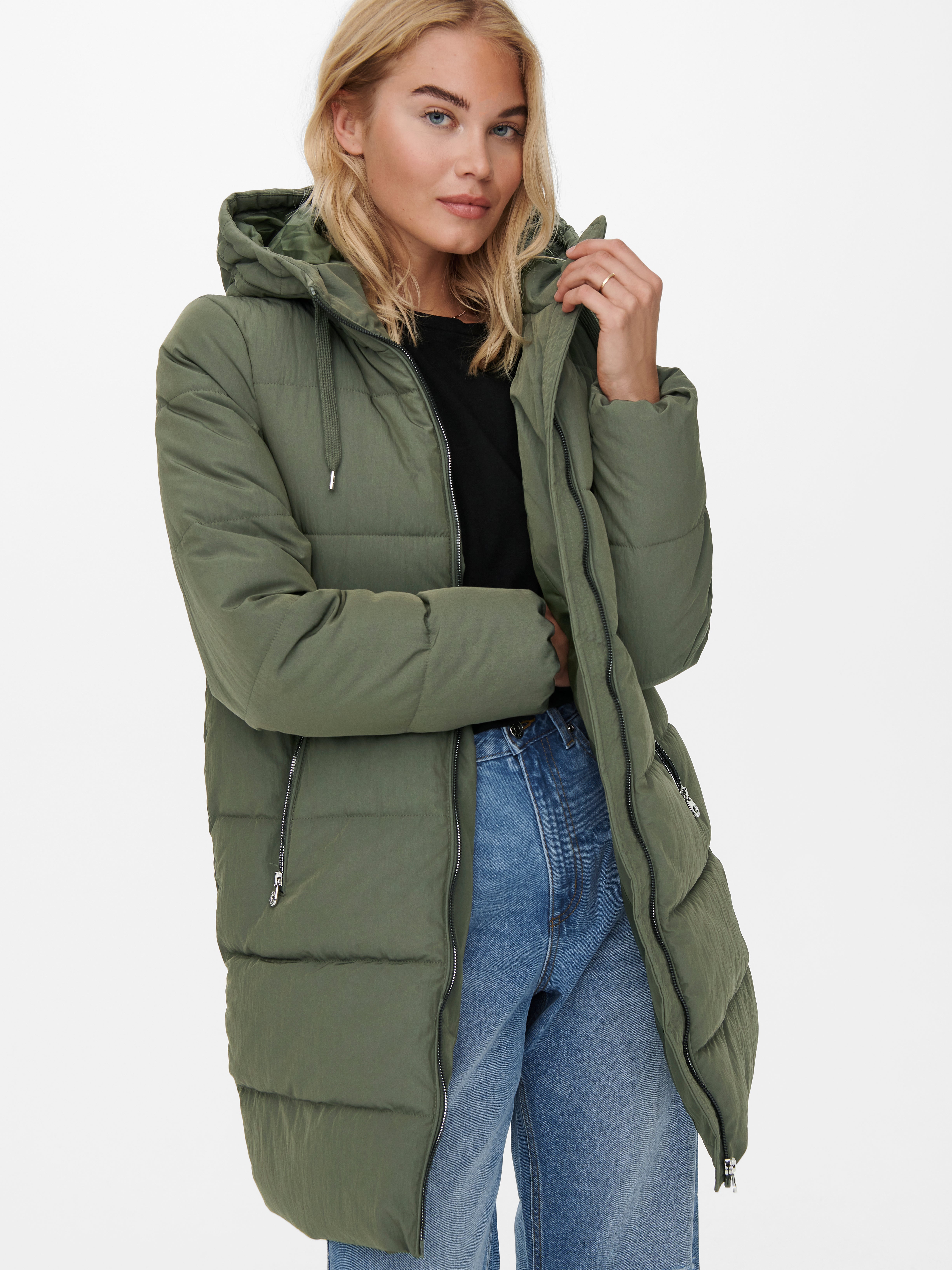 ONLDOLLY Steppmantel | Mittelgrün | ONLY®