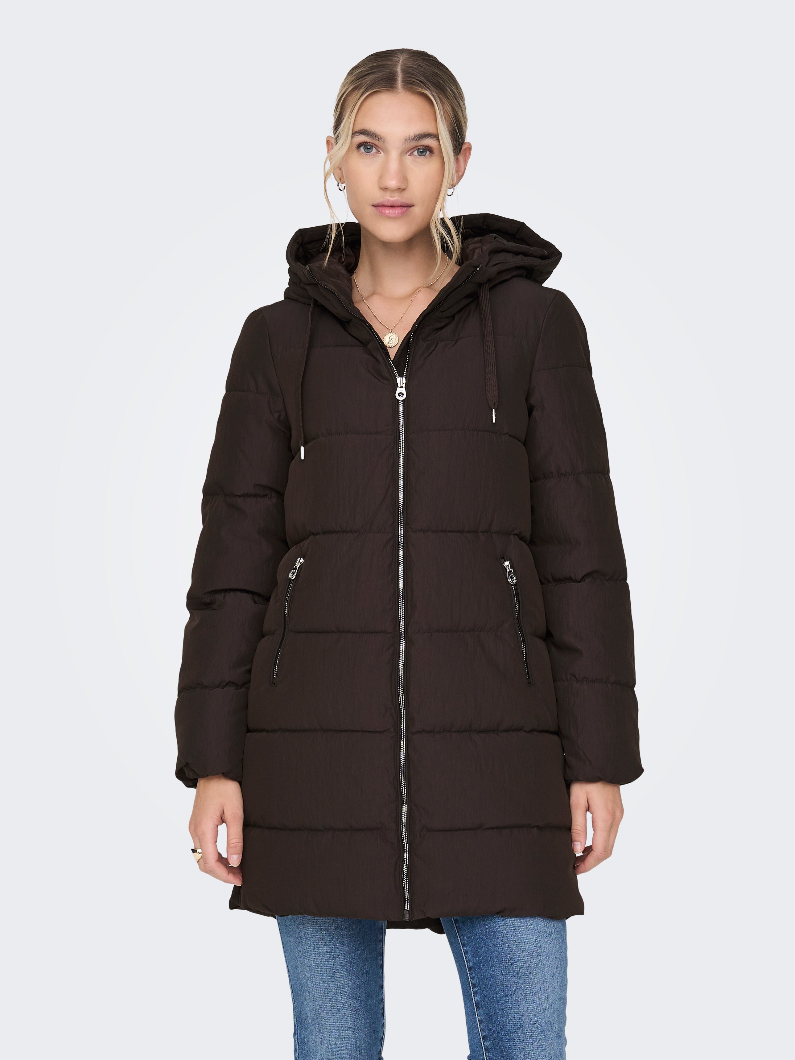 Suiteblanco Long coat Multicolored S discount 48% WOMEN FASHION Coats Fur 