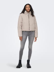 ONLY Jacket with zip and side pockets  -Pumice Stone - 15205371
