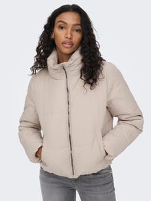 ONLY Jacket with zip and side pockets  -Pumice Stone - 15205371