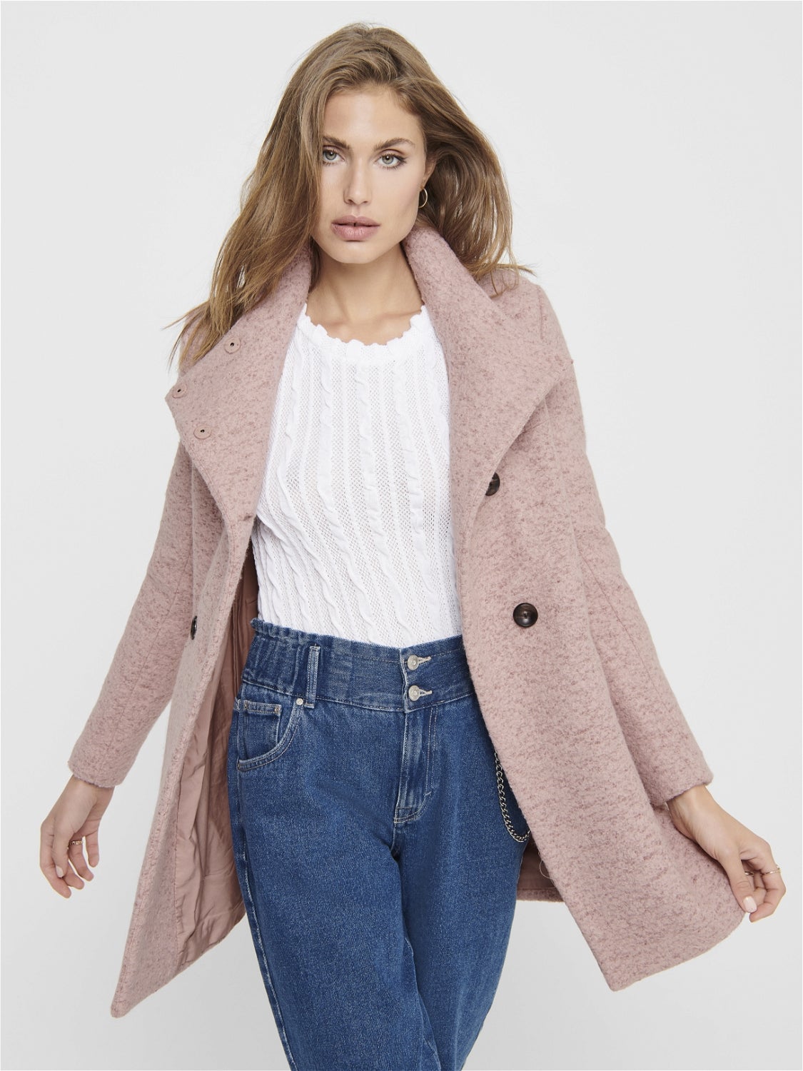 Manteau laine 2025 only femme