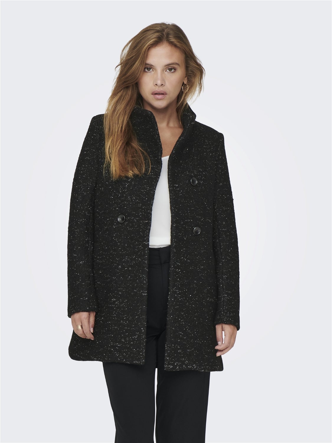 Manteau femme fashion noir