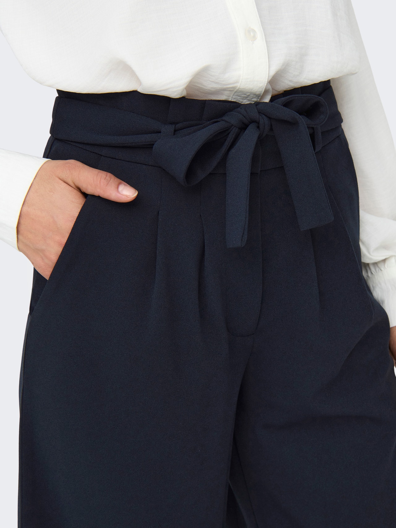 ONLY Wide Leg Fit Trousers -Sky Captain - 15205538