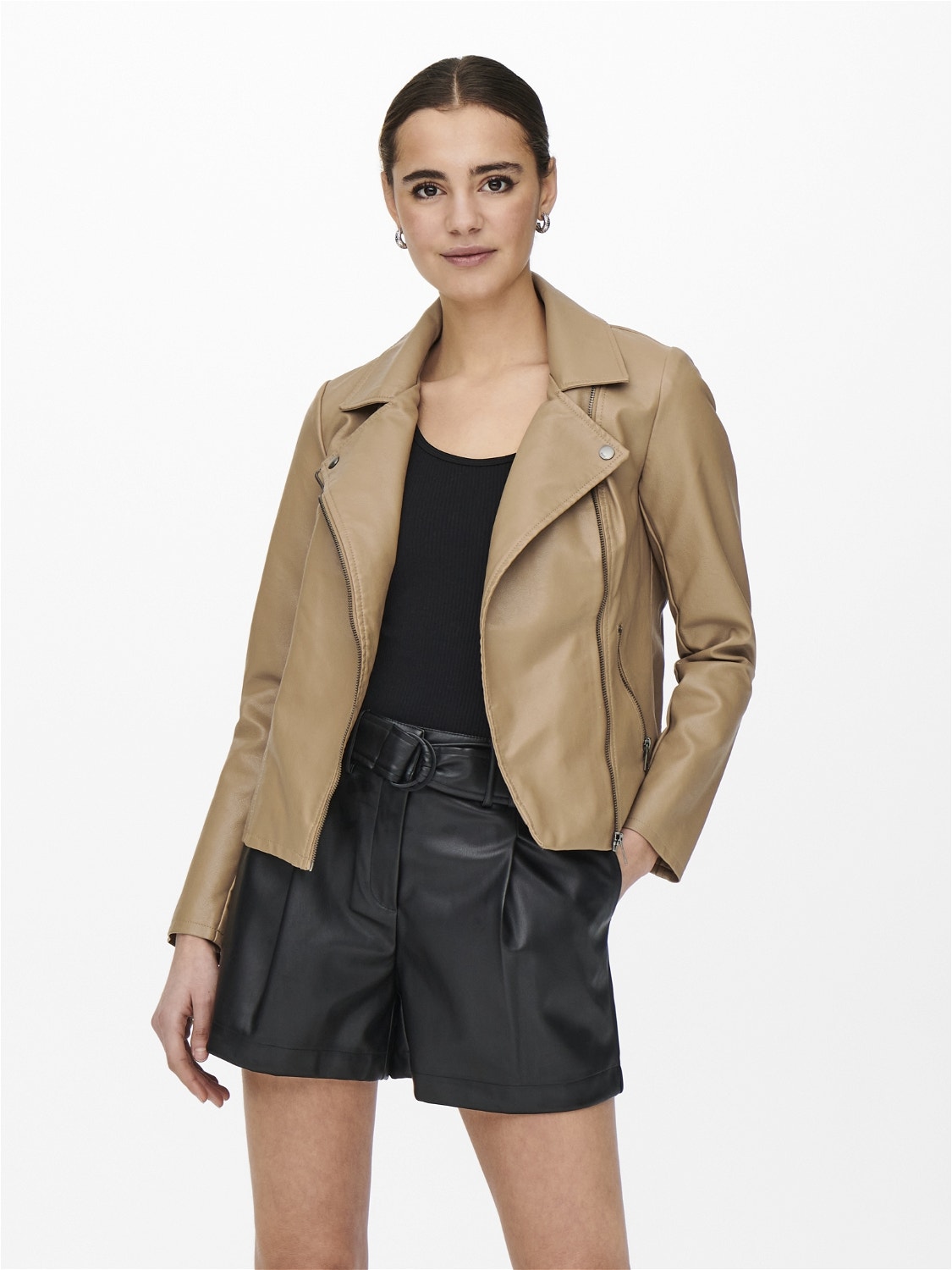 20% ONLY® | Jacket Biker discount! Leather Faux with