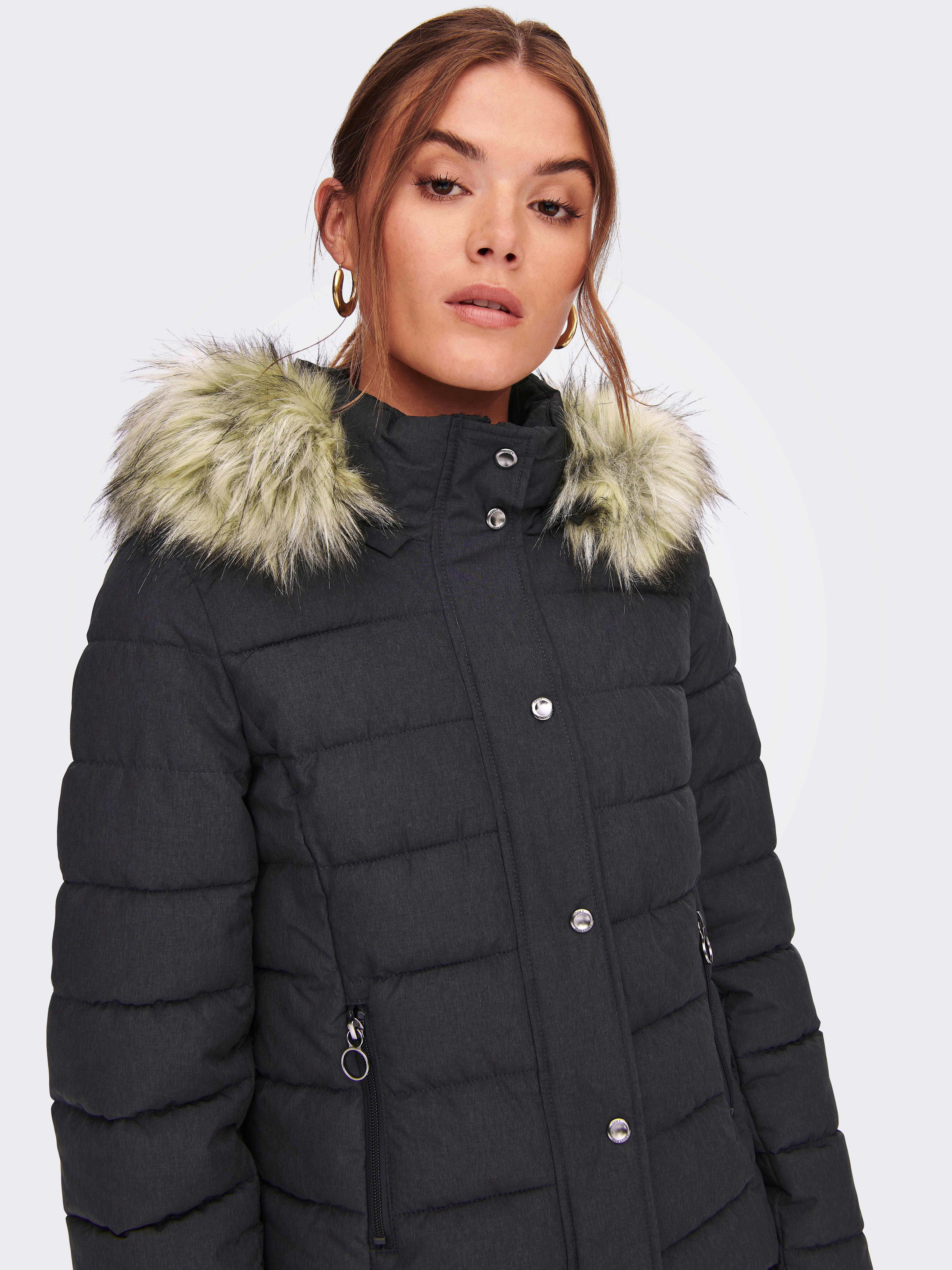 women's short quilted coat