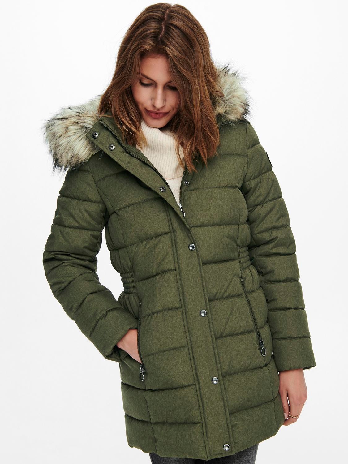 ONLY Long Quilted jacket -Kalamata - 15205636