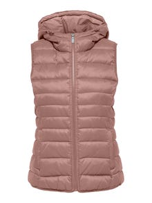 ONLY Gilets anti-froid Col montant haut -Burlwood - 15205760