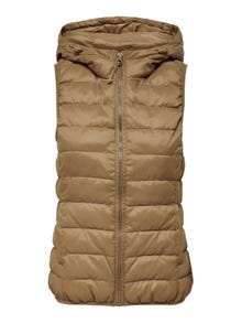 ONLY Quilted Waistcoat -Toasted Coconut - 15205760