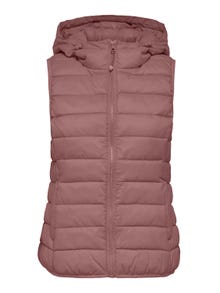 ONLY Matelassé Gilet -Withered Rose - 15205760