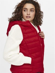ONLY Gilets anti-froid Col montant haut -High Risk Red - 15205760