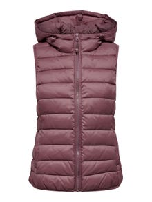 ONLY Gilets anti-froid Col montant haut -Rose Brown - 15205760