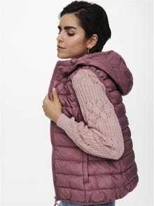 ONLY Quilted Waistcoat -Rose Brown - 15205760