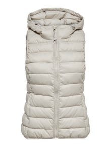 ONLY Quilted Waistcoat -Pumice Stone - 15205760