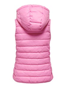 ONLY High stand-up collar Otw Gilet -Fuchsia Pink - 15205760