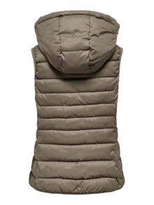 ONLY Gilets anti-froid Col montant haut -Walnut - 15205760